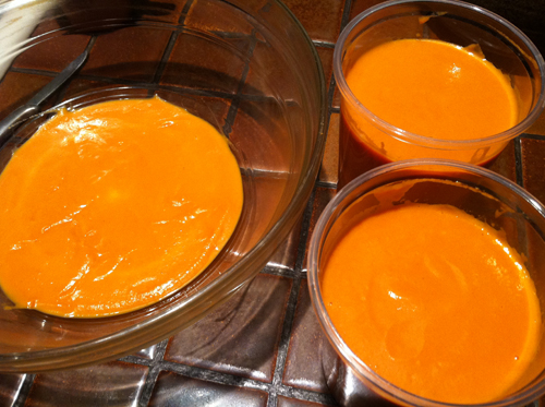 Check out the color in this carrot soup!